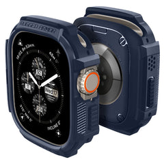 CUSTODIA PROTETTIVA PER APPLE WATCH ULTRA 49 MM SPIGEN RUGGED ARMOR BLU NAVY