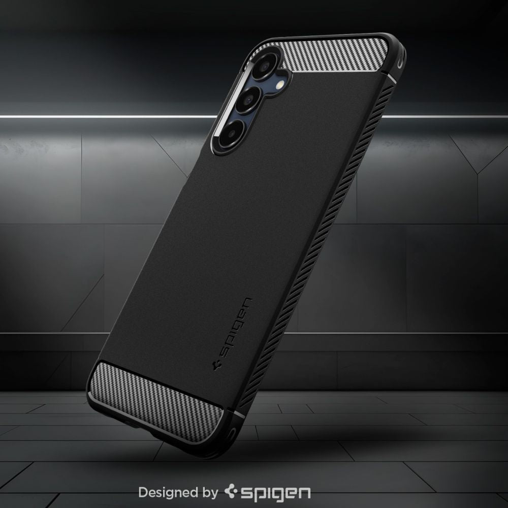 COPERTURA SPIGEN RUGGED ARMOR GALAXY A16 4G / 5G NERO OPACO