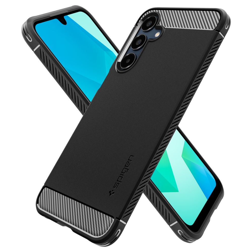 COPERTURA SPIGEN RUGGED ARMOR GALAXY A16 4G / 5G NERO OPACO