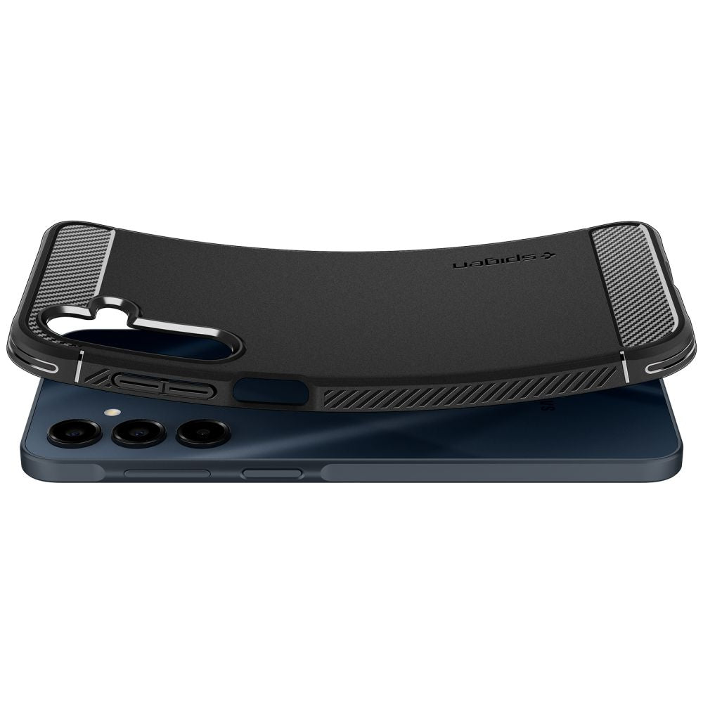 COPERTURA SPIGEN RUGGED ARMOR GALAXY A16 4G / 5G NERO OPACO