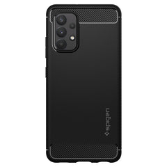 COPERTURA SPIGEN RUGGED ARMOR GALAXY A52 LTE/5G NERO OPACO