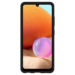 COPERTURA SPIGEN RUGGED ARMOR GALAXY A52 LTE/5G NERO OPACO