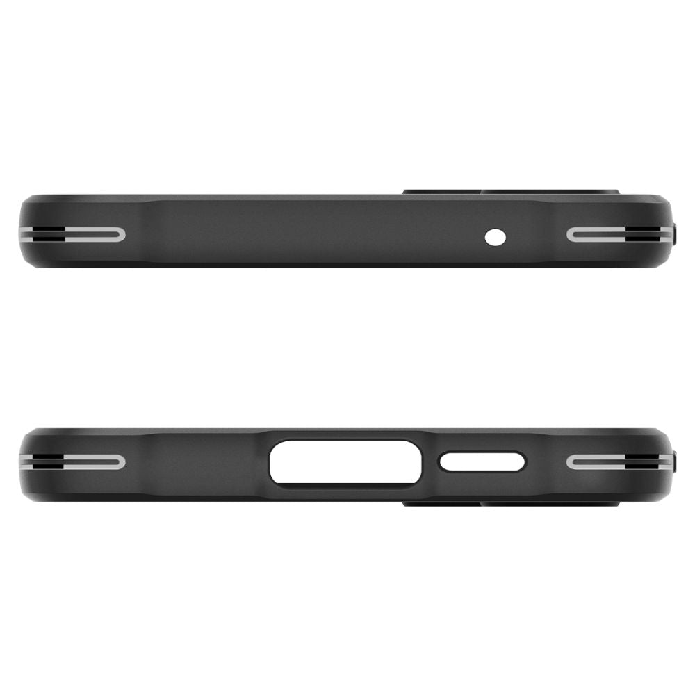 COPERTURA SPIGEN RUGGED ARMOR GALAXY A55 5G NERO OPACO