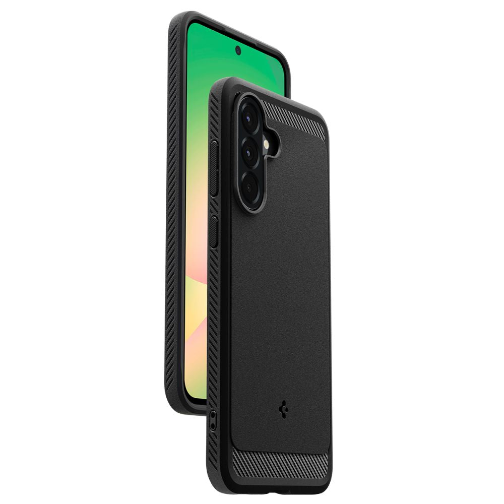 COPERTURA SPIGEN RUGGED ARMOR GALAXY A56 5G NERO OPACO