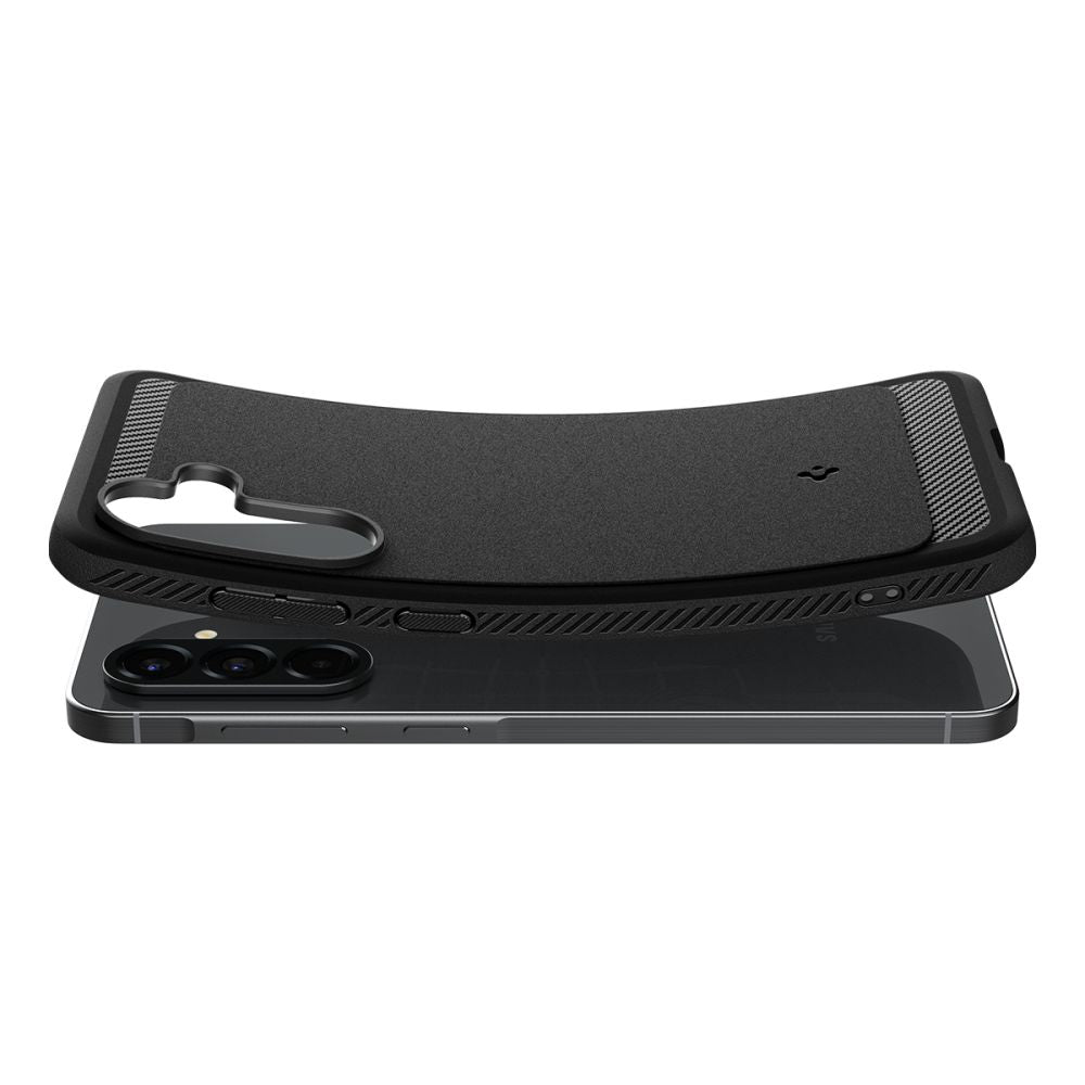 COPERTURA SPIGEN RUGGED ARMOR GALAXY A56 5G NERO OPACO