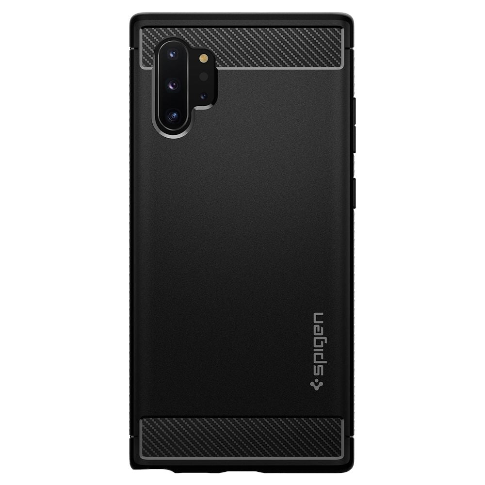 COPERTURA SPIGEN RUGGED ARMOR GALAXY NOTE 10+ PLUS NERO OPACO