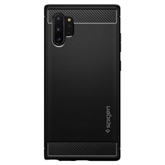 COPERTURA SPIGEN RUGGED ARMOR GALAXY NOTE 10+ PLUS NERO OPACO