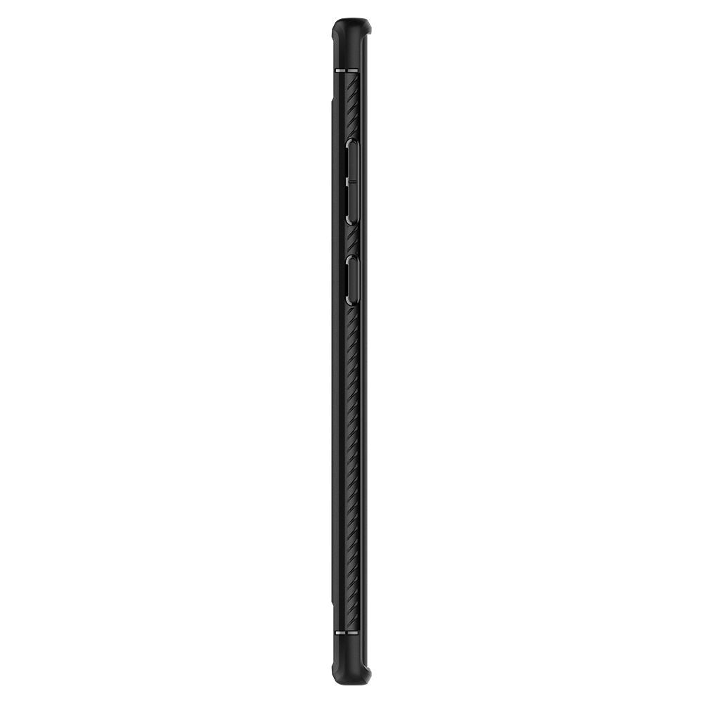COPERTURA SPIGEN RUGGED ARMOR GALAXY NOTE 10+ PLUS NERO OPACO