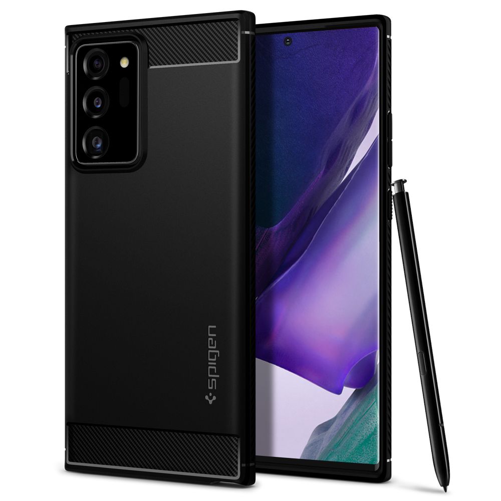 COPERTURA SPIGEN RUGGED ARMOR GALAXY NOTE 20 ULTRA NERO OPACO