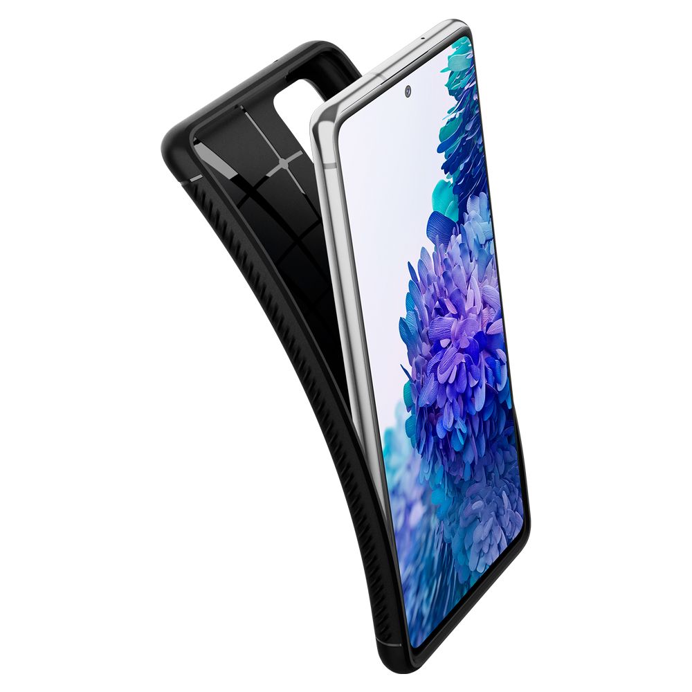 COPERTURA SPIGEN RUGGED ARMOR GALAXY S20 FE NERO OPACO