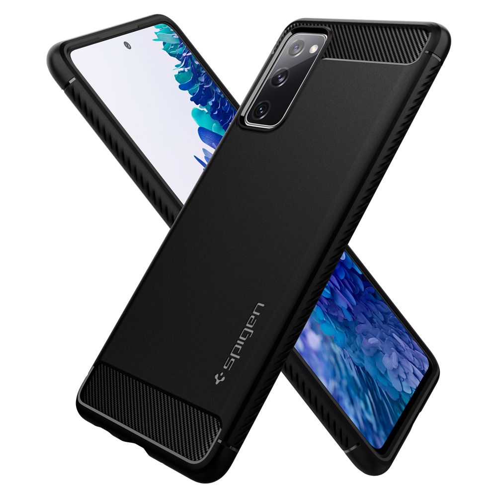 COPERTURA SPIGEN RUGGED ARMOR GALAXY S20 FE NERO OPACO