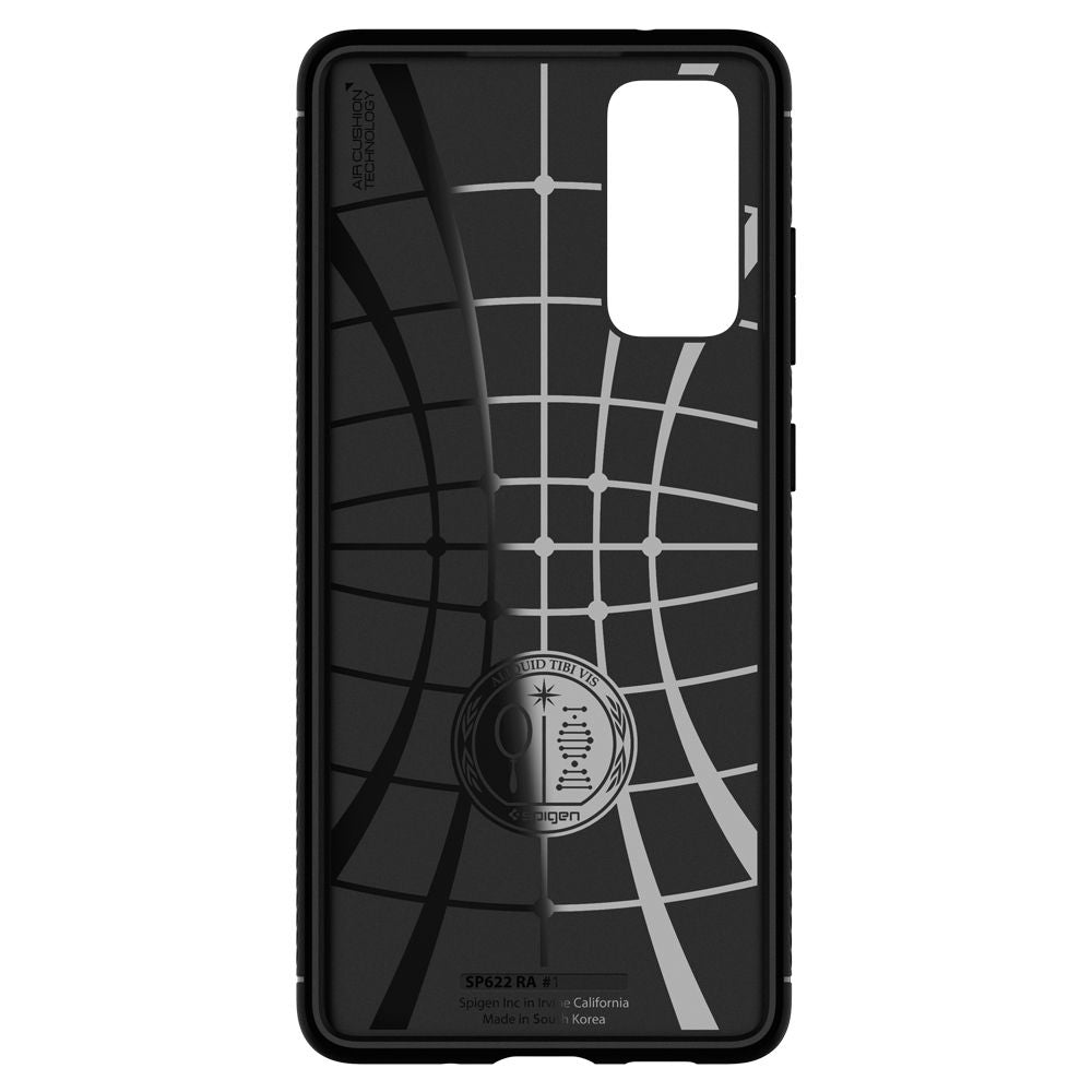 COPERTURA SPIGEN RUGGED ARMOR GALAXY S20 FE NERO OPACO