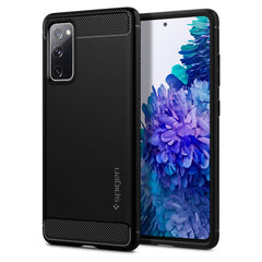 COPERTURA SPIGEN RUGGED ARMOR GALAXY S20 FE NERO OPACO