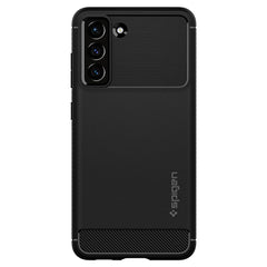 COPERTURA SPIGEN RUGGED ARMOR GALAXY S21 FE NERO OPACO