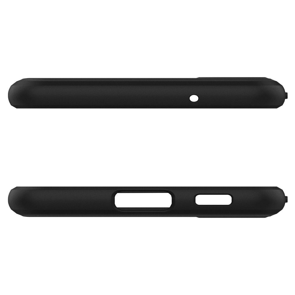 COPERTURA SPIGEN RUGGED ARMOR GALAXY S21 FE NERO OPACO
