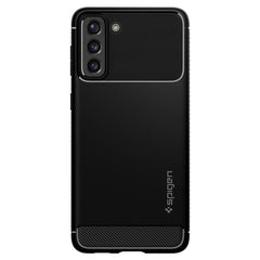 COPERTURA SPIGEN RUGGED ARMOR GALAXY S21 NERO OPACO