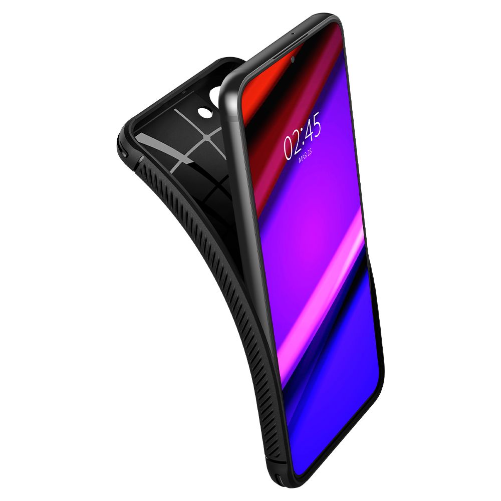 COPERTURA SPIGEN RUGGED ARMOR GALAXY S22 NERO OPACO