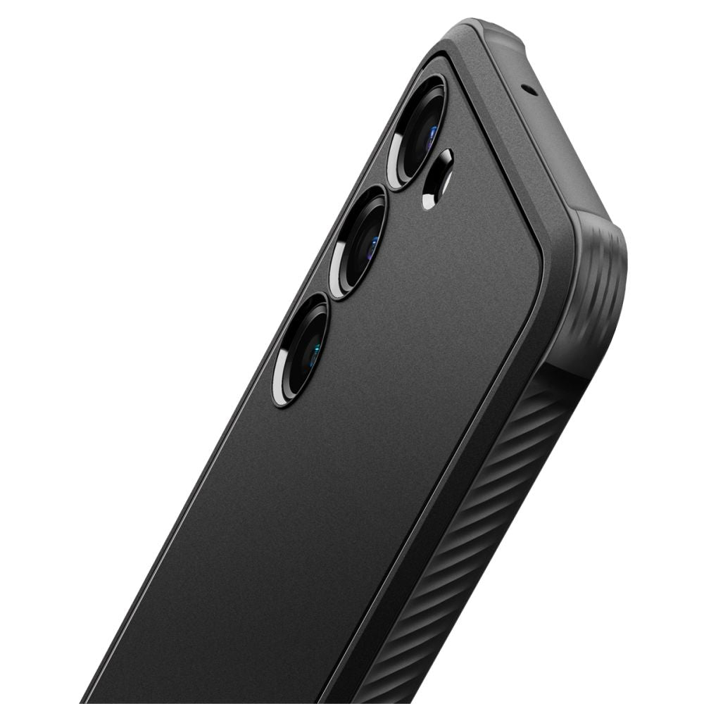 COPERTURA SPIGEN RUGGED ARMOR GALAXY S23 NERO OPACO
