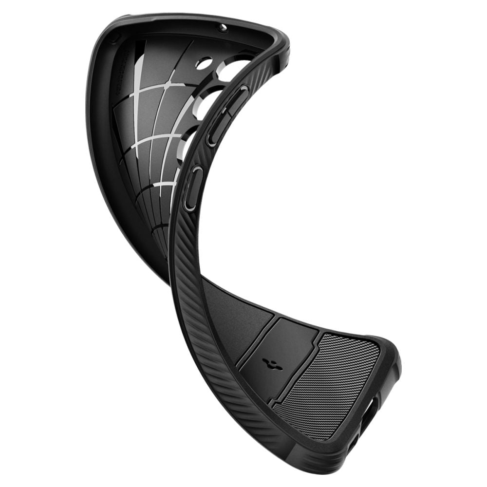 COPERTURA SPIGEN RUGGED ARMOR GALAXY S23 NERO OPACO