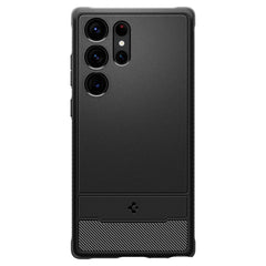 COPERTURA SPIGEN RUGGED ARMOR GALAXY S23 ULTRA NERO OPACO