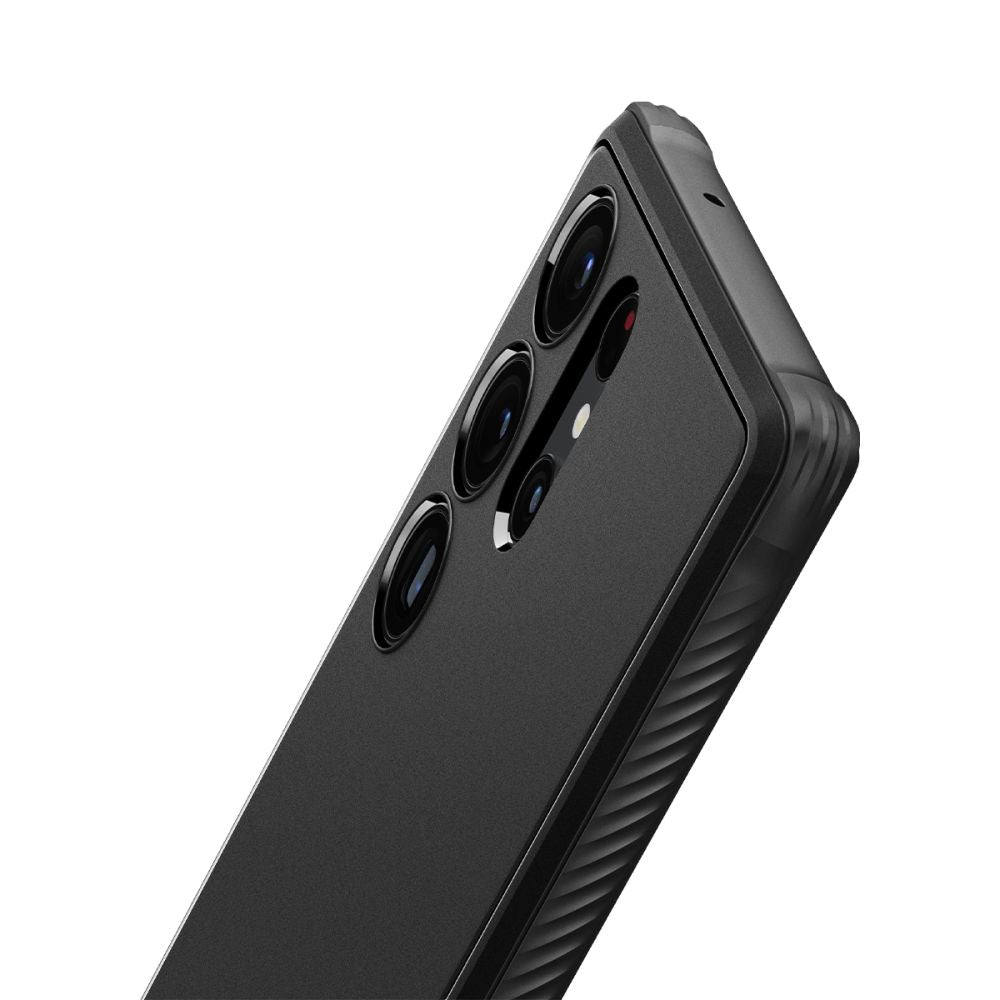 COPERTURA SPIGEN RUGGED ARMOR GALAXY S23 ULTRA NERO OPACO