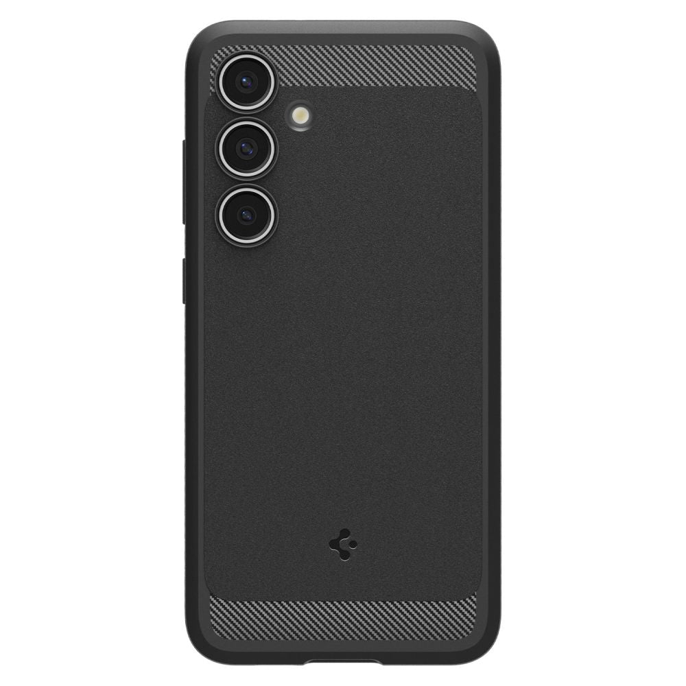 COPERTURA SPIGEN RUGGED ARMOR GALAXY S24 FE NERO OPACO