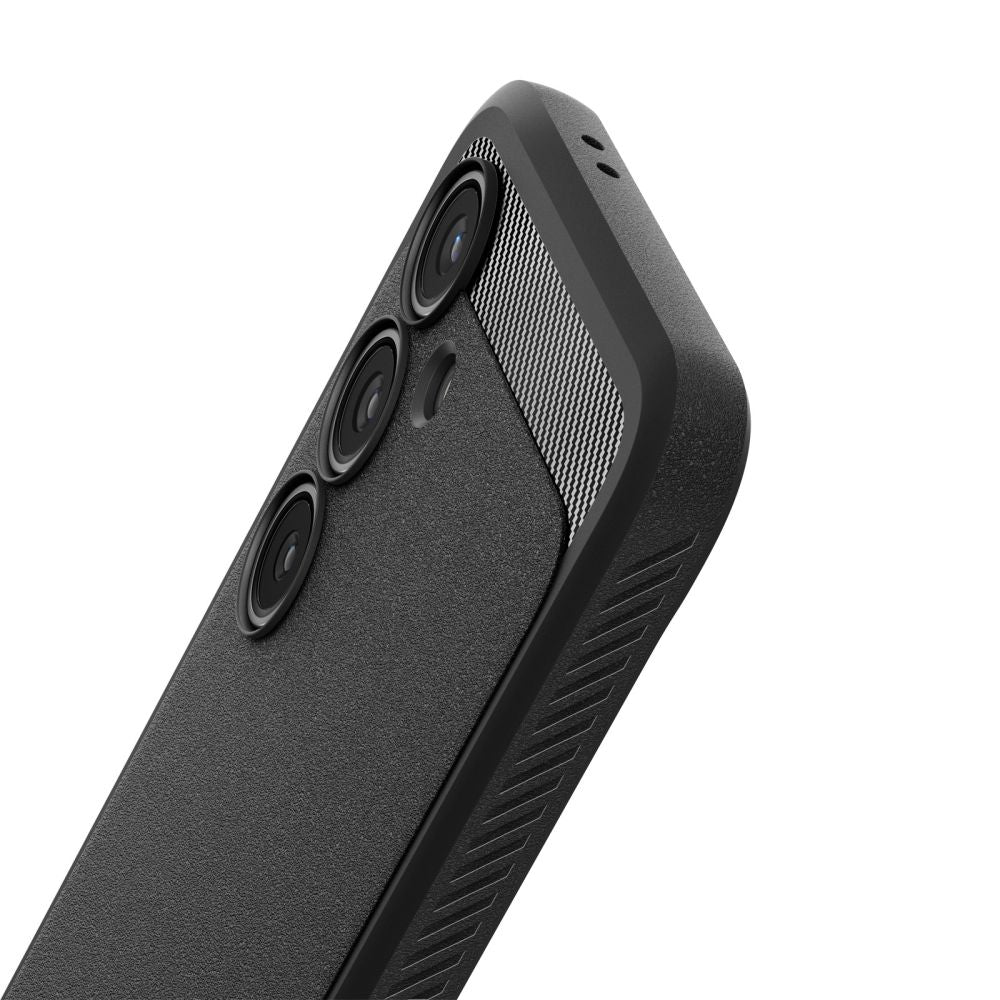 COPERTURA SPIGEN RUGGED ARMOR GALAXY S24 FE NERO OPACO