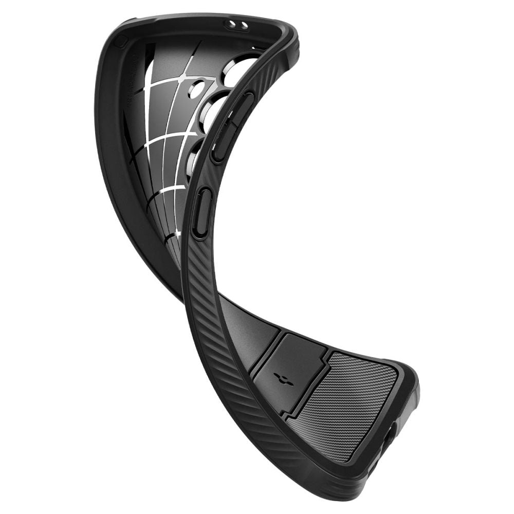 COPERTURA SPIGEN RUGGED ARMOR GALAXY S24 NERO OPACO