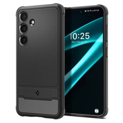 COPERTURA SPIGEN RUGGED ARMOR GALAXY S24+ PLUS NERO OPACO