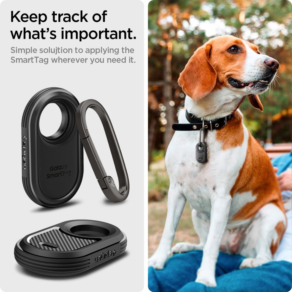 COPERTURA SPIGEN RUGGED ARMOR GALAXY SMARTTAG 2 NERO OPACO