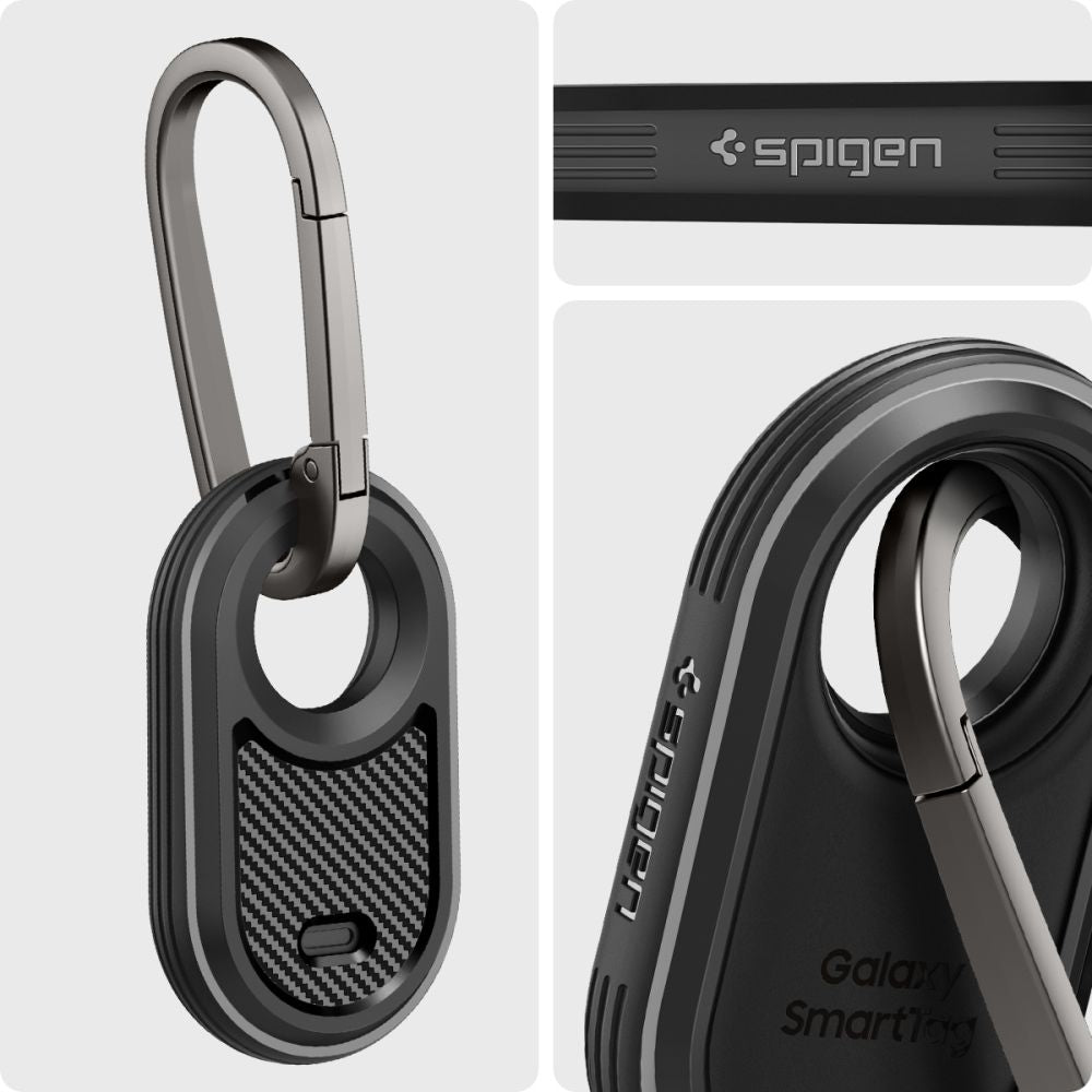 COPERTURA SPIGEN RUGGED ARMOR GALAXY SMARTTAG 2 NERO OPACO