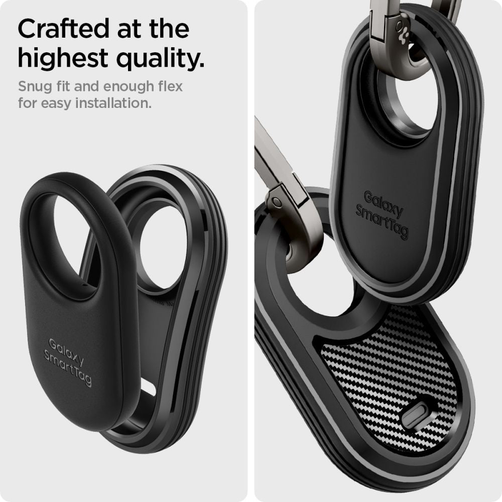 COPERTURA SPIGEN RUGGED ARMOR GALAXY SMARTTAG 2 NERO OPACO