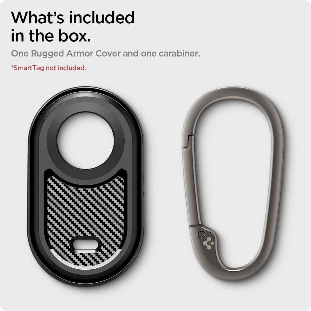COPERTURA SPIGEN RUGGED ARMOR GALAXY SMARTTAG 2 NERO OPACO