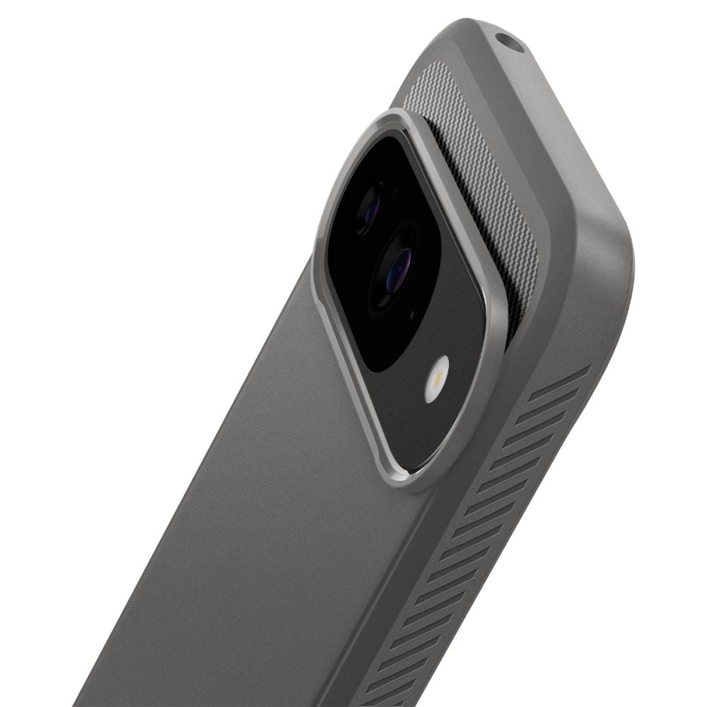 CUSTODIA PER GOOGLE PIXEL 9 / 9 PRO SPIGEN RUGGED ARMOR MARBLE GREY