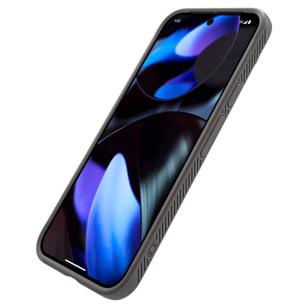 CUSTODIA PER GOOGLE PIXEL 9 / 9 PRO SPIGEN RUGGED ARMOR MARBLE GREY