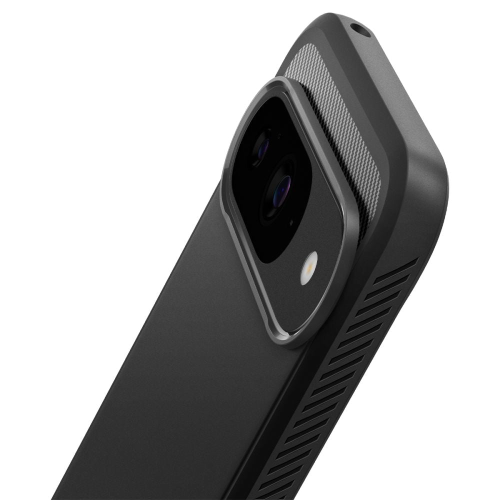 CUSTODIA PER GOOGLE PIXEL 9 / 9 PRO SPIGEN RUGGED ARMOR NERO OPACO