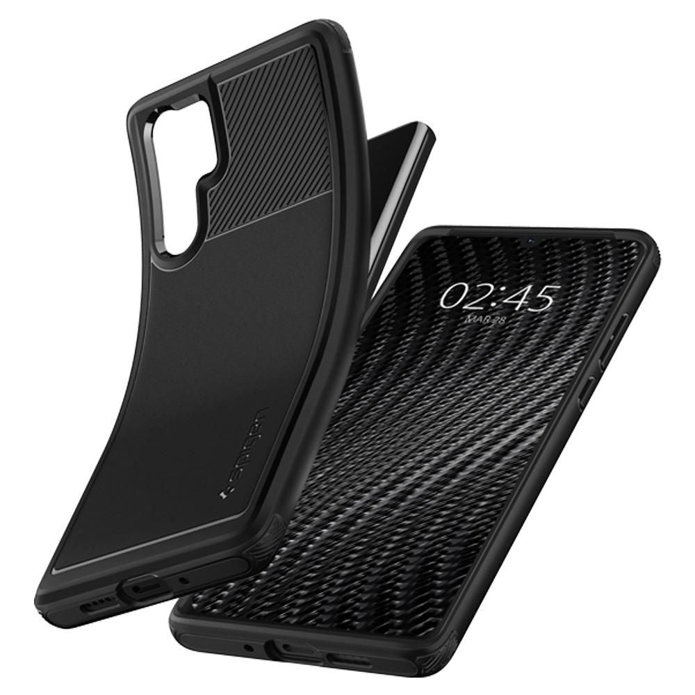 COPERTURA SPIGEN RUGGED ARMOR HUAWEI P30 PRO NERA