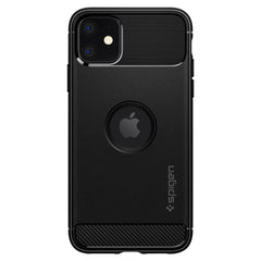 COPERTURA SPIGEN RUGGED ARMOR IPHONE 11 NERO OPACO