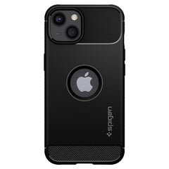 COPERTURA SPIGEN RUGGED ARMOR IPHONE 13 NERO OPACO