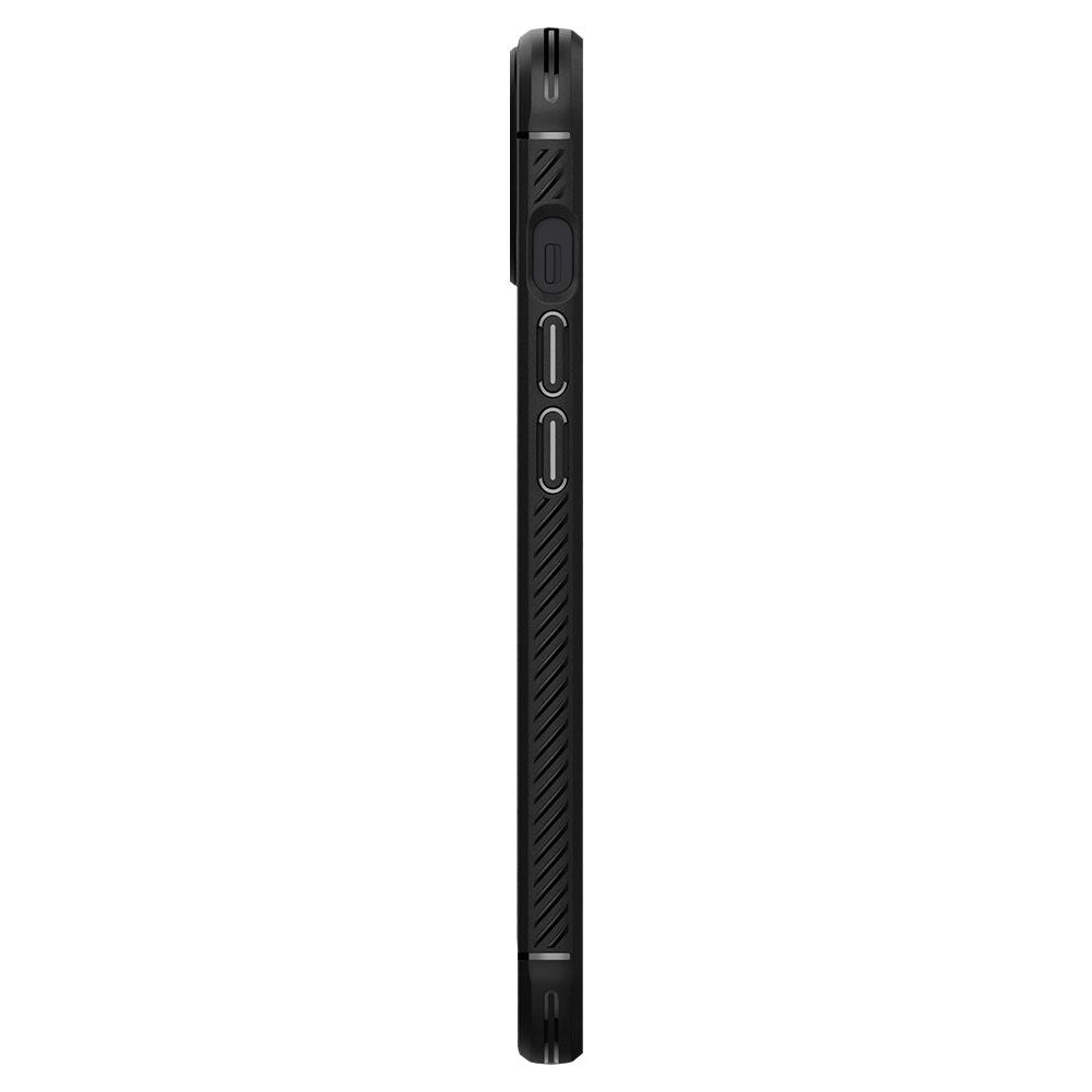 COPERTURA SPIGEN RUGGED ARMOR IPHONE 13 NERO OPACO