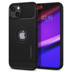 COPERTURA SPIGEN RUGGED ARMOR IPHONE 13 NERO OPACO