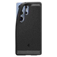 COPERTURA SPIGEN RUGGED ARMOR MAG MAGSAFE GALAXY S25 ULTRA NERO OPACO