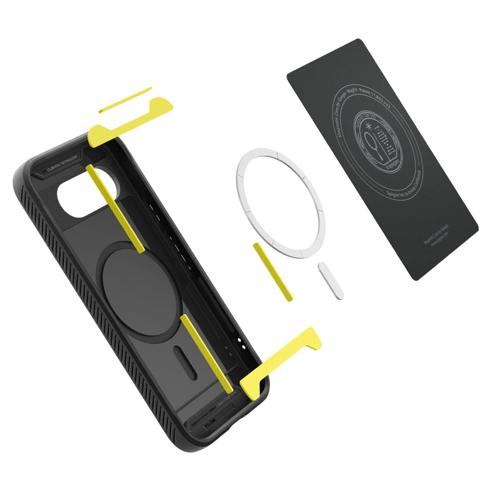 COPERTURA SPIGEN RUGGED ARMOR MAG MAGSAFE GOOGLE PIXEL 9A NERO OPACO