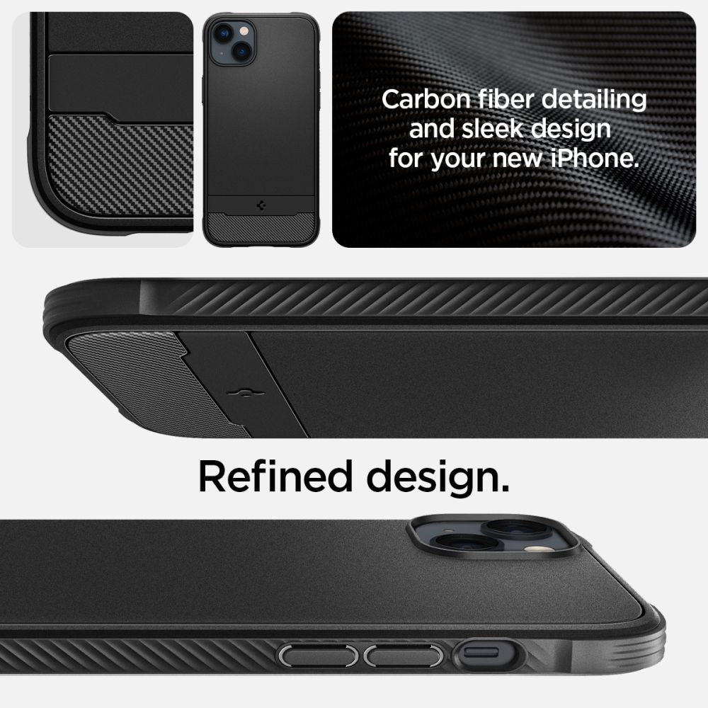 COPERTURA SPIGEN RUGGED ARMOR MAG MAGSAFE IPHONE 14 PLUS NERO OPACO