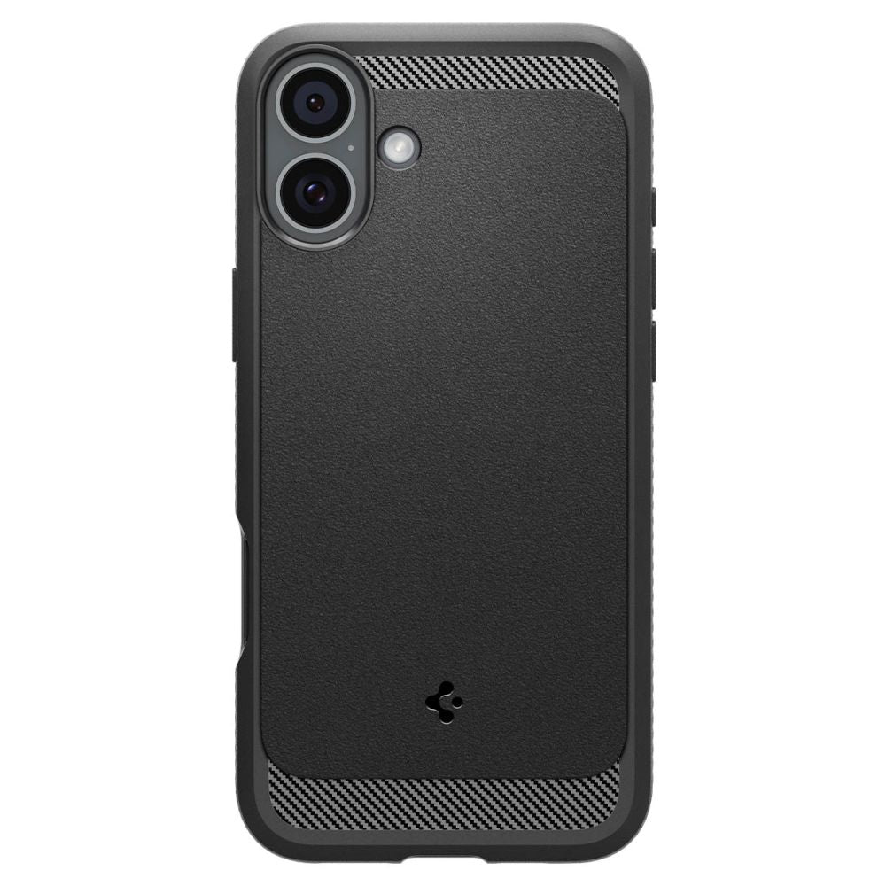 COPERTURA SPIGEN RUGGED ARMOR MAG MAGSAFE IPHONE 16 PLUS NERO OPACO