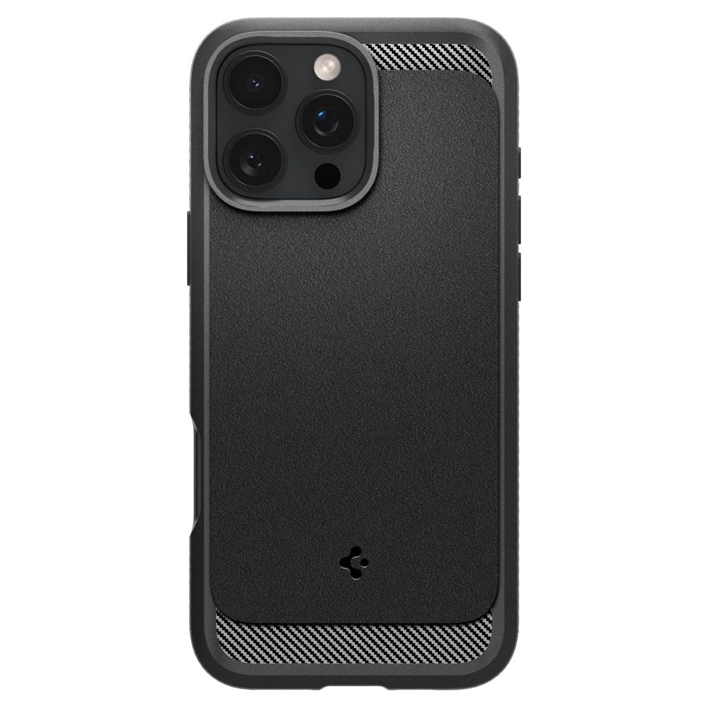 COPERTURA SPIGEN RUGGED ARMOR MAG MAGSAFE IPHONE 16 PRO NERO OPACO