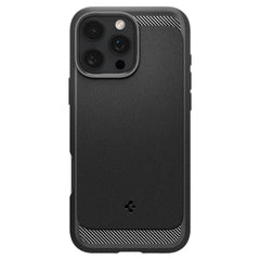 COPERTURA SPIGEN RUGGED ARMOR MAG MAGSAFE IPHONE 16 PRO NERO OPACO