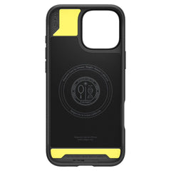 COPERTURA SPIGEN RUGGED ARMOR MAG MAGSAFE IPHONE 16 PRO NERO OPACO