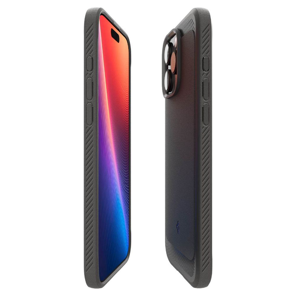 COPERTURA SPIGEN RUGGED ARMOR MAG MAGSAFE IPHONE 16 PRO NERO OPACO