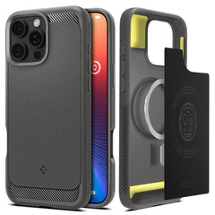 COPERTURA SPIGEN RUGGED ARMOR MAG MAGSAFE IPHONE 16 PRO MAX GRIGIO